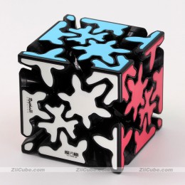  Yealvin Crazy Gear Cube, 3x3x3 Gear Magic Cube Twisty 3D Puzzle  Puzzle Cube Brain Teaser High Difficulty : Toys & Games