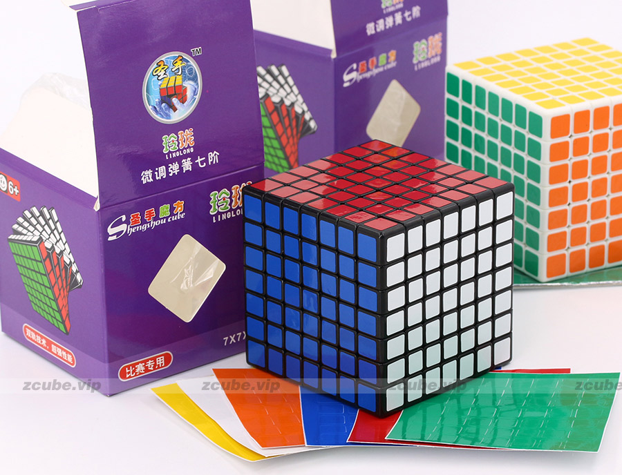 ShengShou small 7x7x7 cube - LingLong 69mm, puzzle intellectual