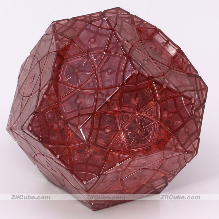 AJ Red cotton dodecahedron cube Bauhinia Megaminx puzzle