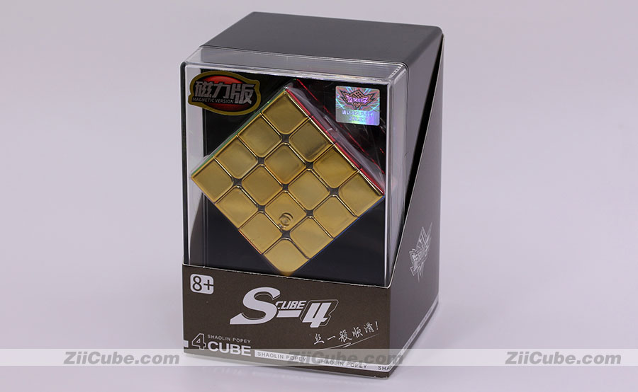 ICE CUBE❗️ CycloneBoys Plating 4x4x4 Magnetic cube, puzzle intellectual