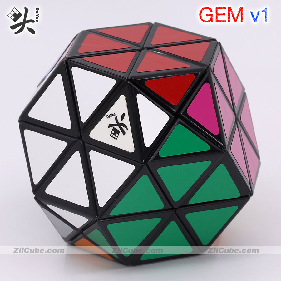 DaYan Gem 1 透明な赤 ルービックキューブ コレクション
