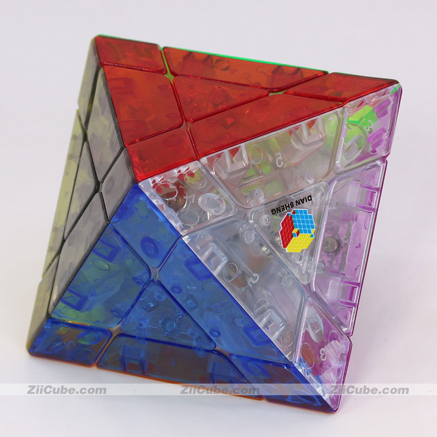 DianSheng 3x3x3 Dual Octahedron Core-Magnetic Cube, puzzle