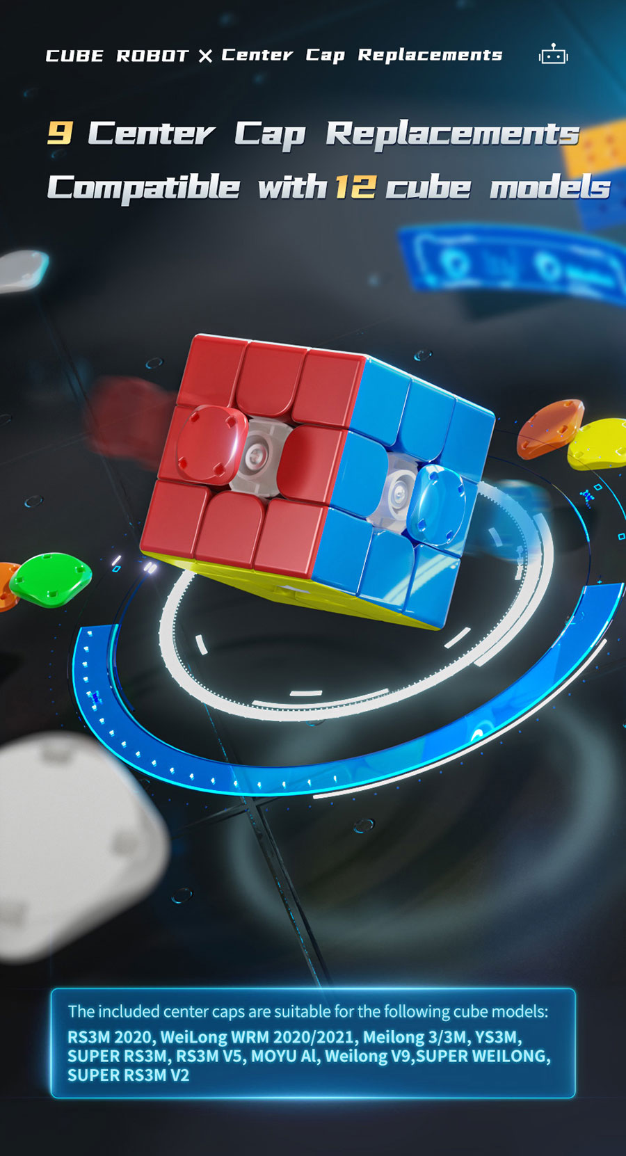 Mcubes MoYu robot smart solver 19 MY Cube Robot 40