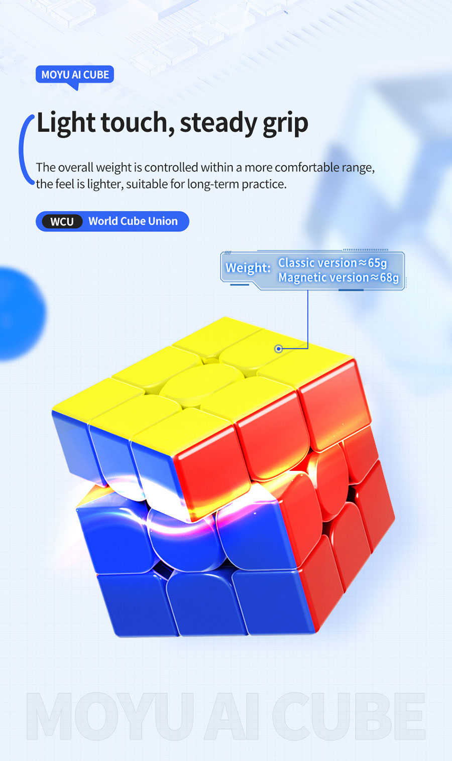 Clearance Price] Moyu magnetic smart 3x3x3 Ai Cube Bluetooth
