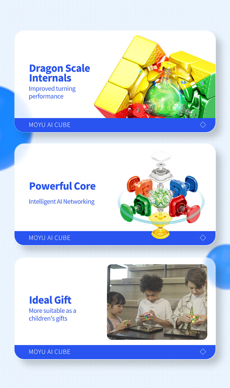 Clearance Price] Moyu magnetic smart 3x3x3 Ai Cube Bluetooth
