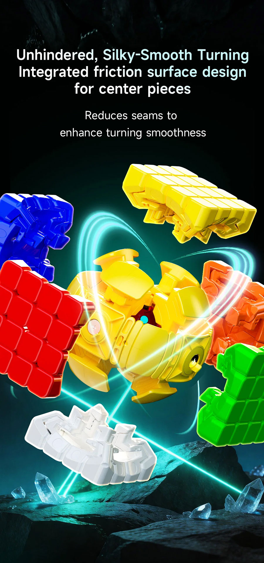 QY Magnetic 6x6x6 Cube M Pro, puzzle intellectual toy magic cube