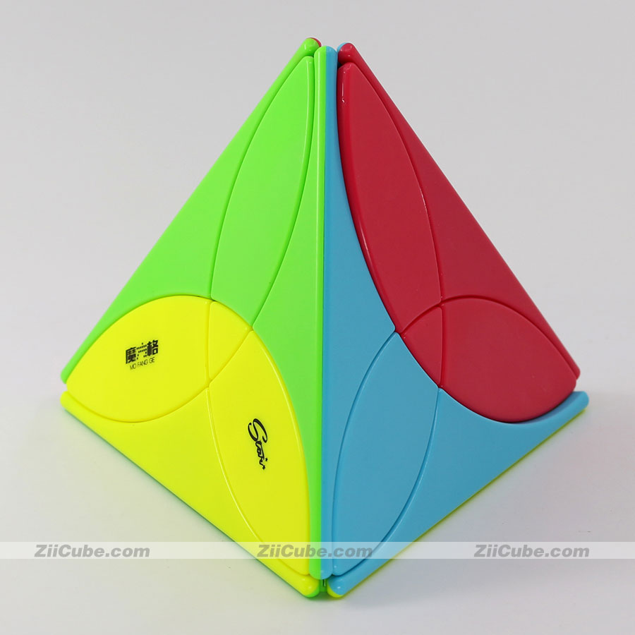 ラッピング不可】 Willking Pyramid Speed Cube 3X3 Clover Pyraminx Magic Triangle  Puzzle