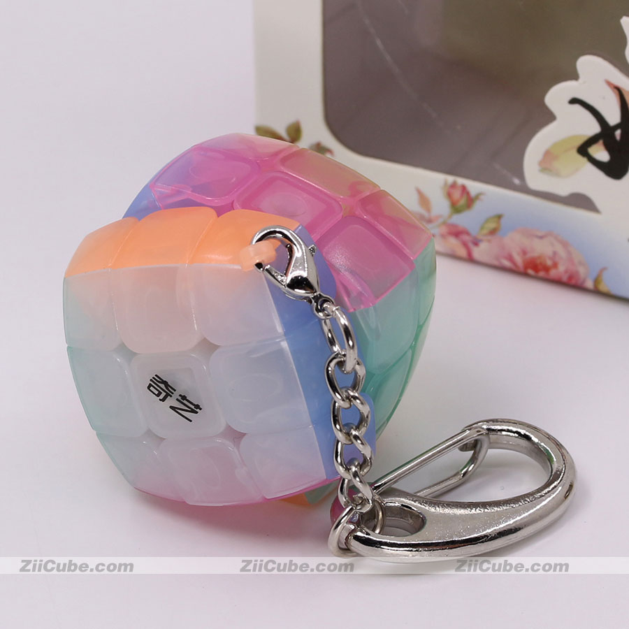 QiYi mini Keychains 3x3x3 cube - small steamed bun puzzle