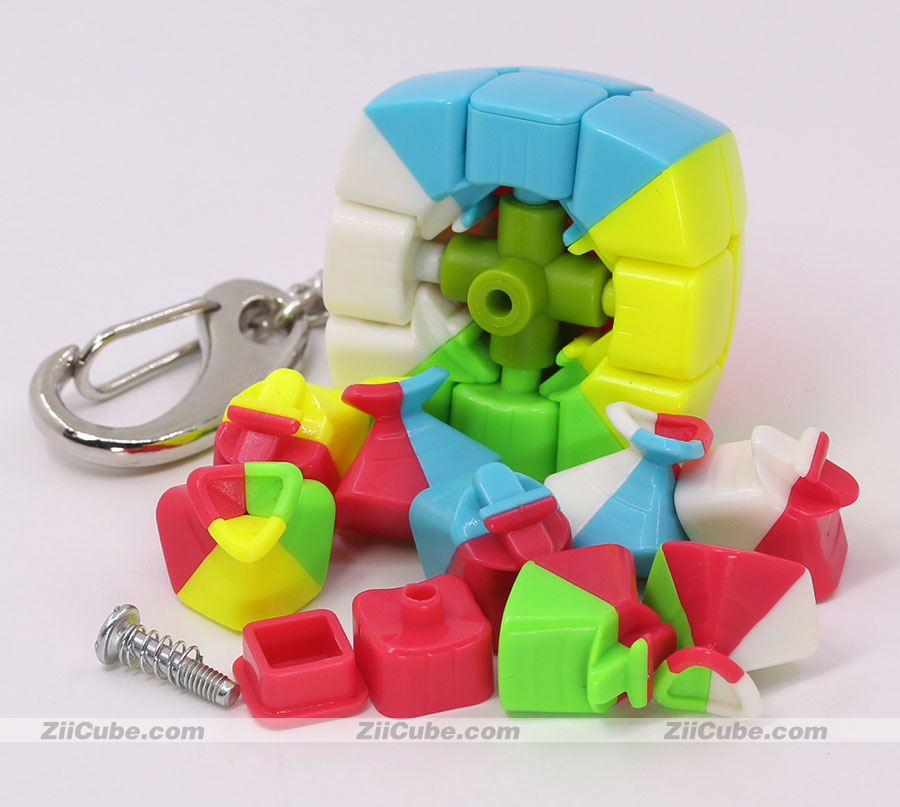 大人気新品  Keychains mini QiYi 3x3x3 puzzle bun steamed small - cube トリートメント