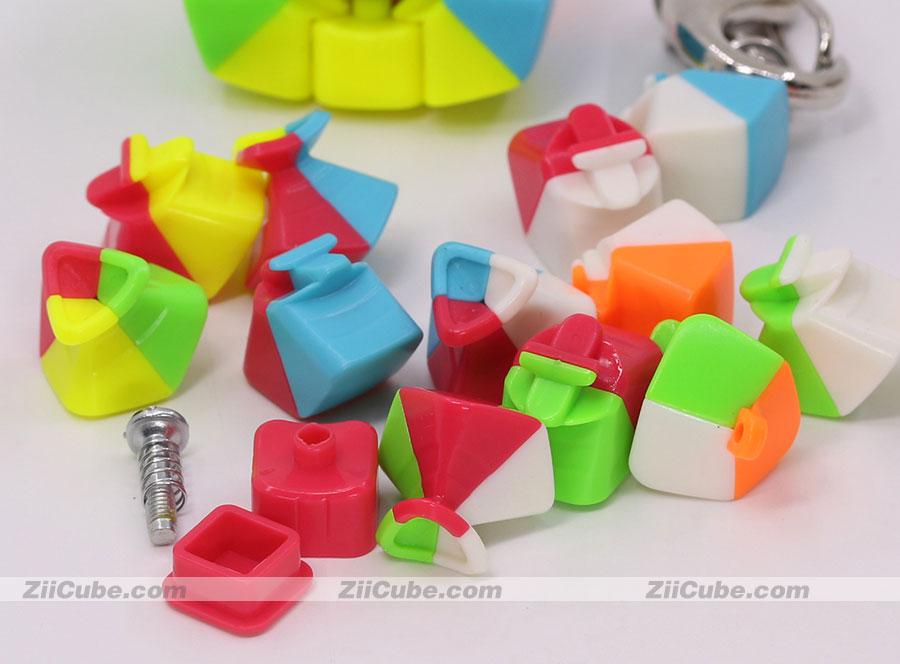 QiYi mini Keychains 3x3x3 cube - small steamed bun puzzle