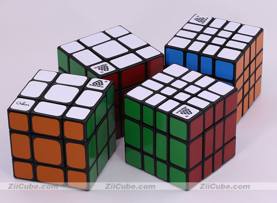 WitEden & Oskar Mixup cube series 333/334/443/444 puzzle