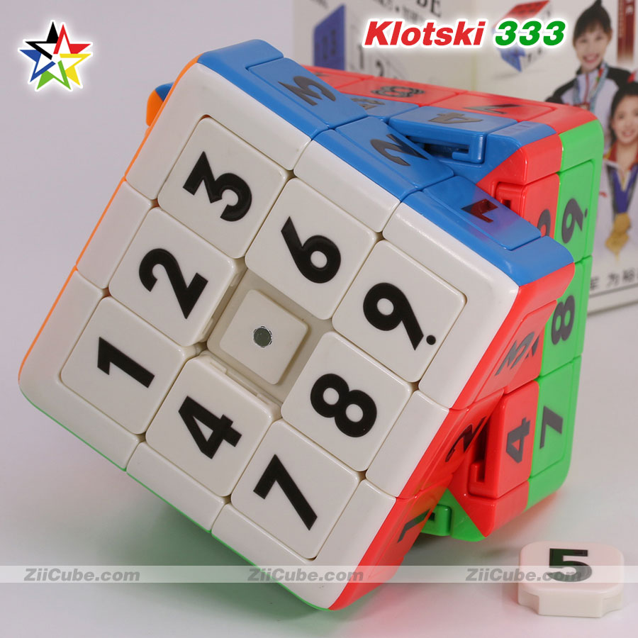 YuXin 3x3 Digital Puzzle Klotski Cube → MasterCubeStore